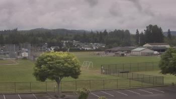 Weather camera view of Granite Falls High School.