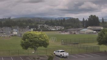 Weather camera view of Granite Falls High School.
