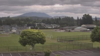 Weather camera view of Granite Falls High School.