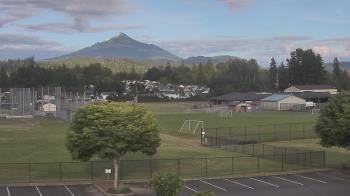 Weather camera view of Granite Falls High School.
