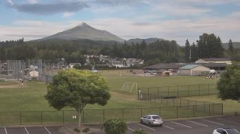 Weather camera view of Granite Falls High School.