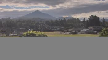 Weather camera view of Granite Falls High School.