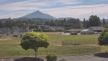 Weather camera view of Granite Falls High School.