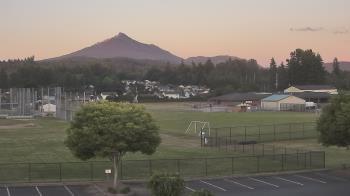 Weather camera view of Granite Falls High School.