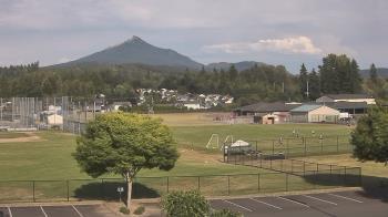Weather camera view of Granite Falls High School.