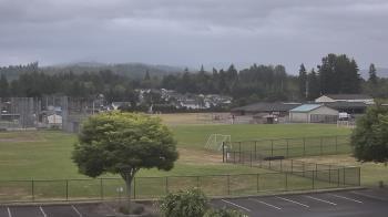 Weather camera view of Granite Falls High School.