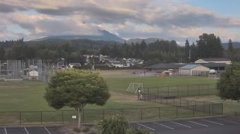 Weather camera view of Granite Falls High School.