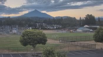 Weather camera view of Granite Falls High School.