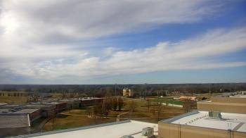 Weather camera view of Gravette High School.