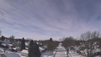 Weather camera view of Sibley East Middle and High School.