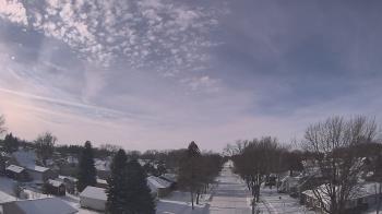 Weather camera view of Sibley East Middle and High School.