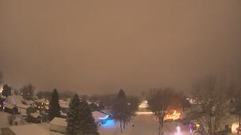 Weather camera view of Sibley East Middle and High School.