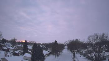 Weather camera view of Sibley East Middle and High School.