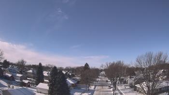 Weather camera view of Sibley East Middle and High School.