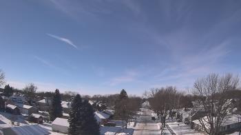 Weather camera view of Sibley East Middle and High School.