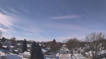 Weather camera view of Sibley East Middle and High School.