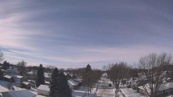 Weather camera view of Sibley East Middle and High School.