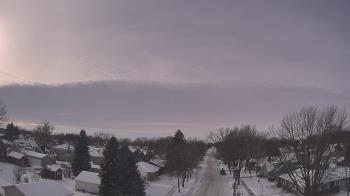 Weather camera view of Sibley East Middle and High School.