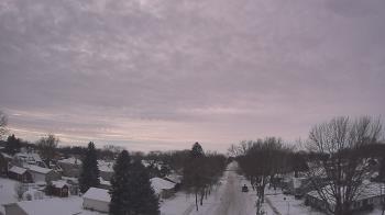 Weather camera view of Sibley East Middle and High School.