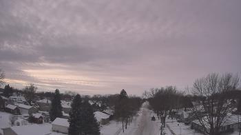 Weather camera view of Sibley East Middle and High School.
