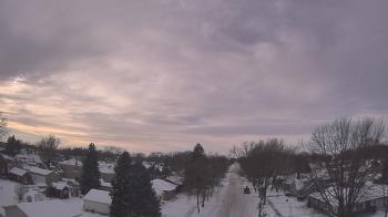 Weather camera view of Sibley East Middle and High School.