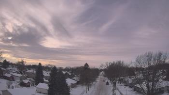 Weather camera view of Sibley East Middle and High School.