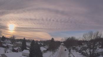 Weather camera view of Sibley East Middle and High School.
