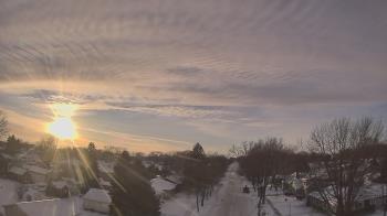 Weather camera view of Sibley East Middle and High School.