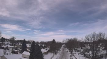 Weather camera view of Sibley East Middle and High School.