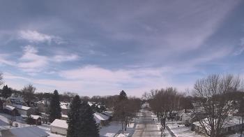 Weather camera view of Sibley East Middle and High School.