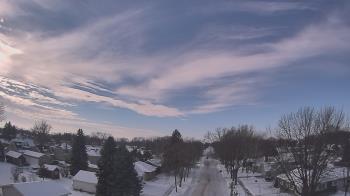 Weather camera view of Sibley East Middle and High School.