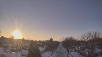 Weather camera view of Sibley East Middle and High School.