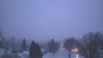 Weather camera view of Sibley East Middle and High School.