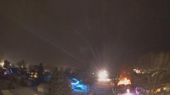 Weather camera view of Sibley East Middle and High School.