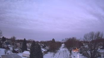 Weather camera view of Sibley East Middle and High School.