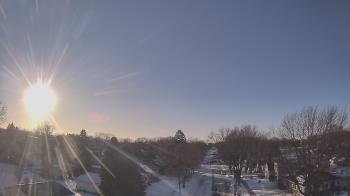 Weather camera view of Sibley East Middle and High School.