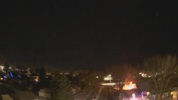 Weather camera view of Sibley East Middle and High School.