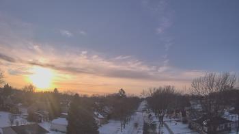 Weather camera view of Sibley East Middle and High School.