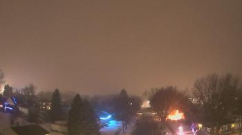 Weather camera view of Sibley East Middle and High School.