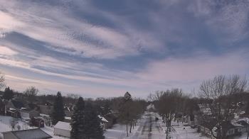 Weather camera view of Sibley East Middle and High School.