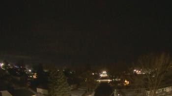 Weather camera view of Sibley East Middle and High School.