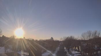 Weather camera view of Sibley East Middle and High School.