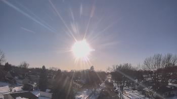 Weather camera view of Sibley East Middle and High School.