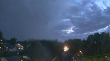 Weather camera view of Sibley East Middle and High School.