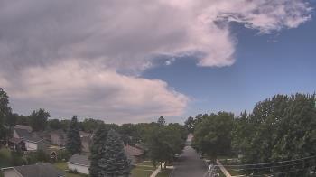 Weather camera view of Sibley East Middle and High School.