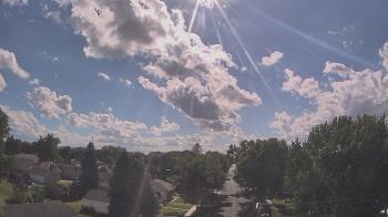 Weather camera view of Sibley East Middle and High School.