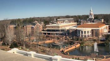 Weather camera view of High Point University.
