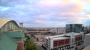 Weather camera view of Minute Maid Park.