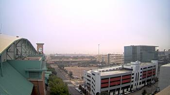 Weather camera view of Minute Maid Park.