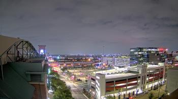 Weather camera view of Minute Maid Park.